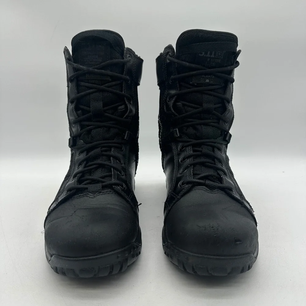 5.11 Tactical 12444 GCB Mens Size 9 A/T 8 SZ WP Waterproof‎ Side Zip Black Boots